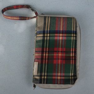 Initials, inc. -Tech Wallet-Tartan-wristlet